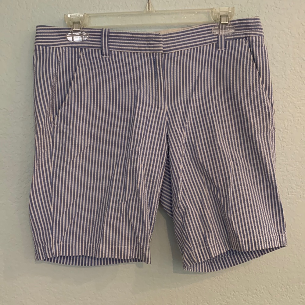 J. Crew Seersucker Bermuda shorts